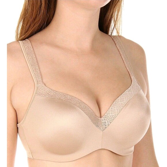 Playtex Secrets Amazing Shape Balconette Underwire Bra 4823 Molded Cups Nude 40G - Picture 8 of 8